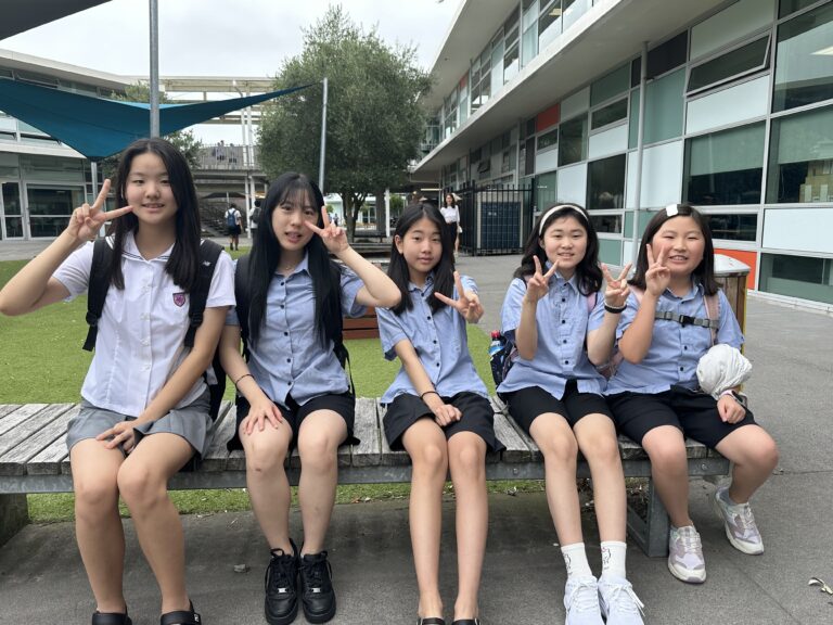 Students at Papamoa College